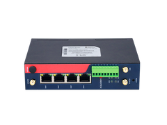 H7961 4G LTE Cat 4 Industrial IoT VPN Router, 4×Ethernet, Dual SIM, RS232/RS485, Wi-Fi, PoE, DIN Rail, GPS