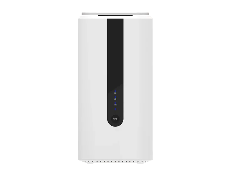 Hongdian white 5G CPE router with LED status lights and WPS button