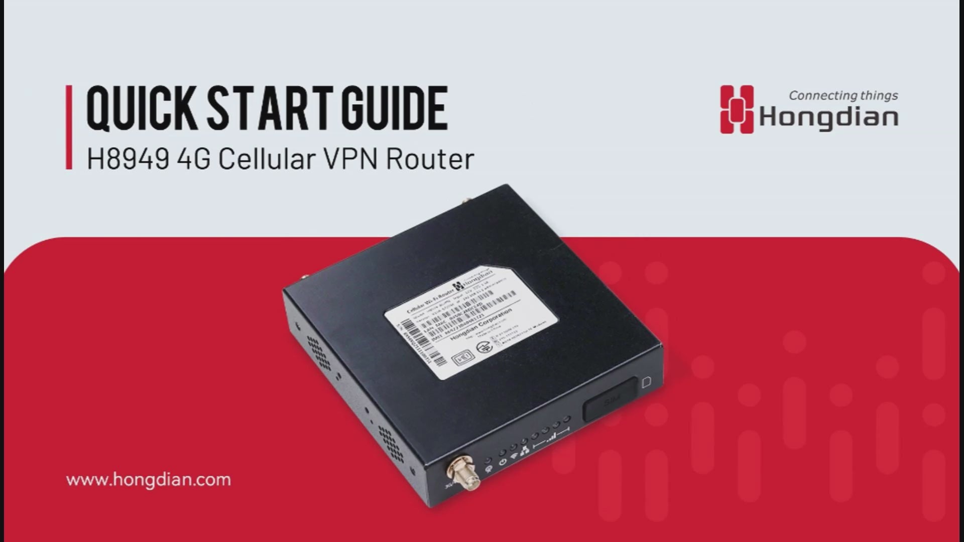 H8949 4G LTE Cat 4 Industrial IoT VPN Router with VPN, 2×Ethernet, Wi-Fi, CE, FCC, PTCRB