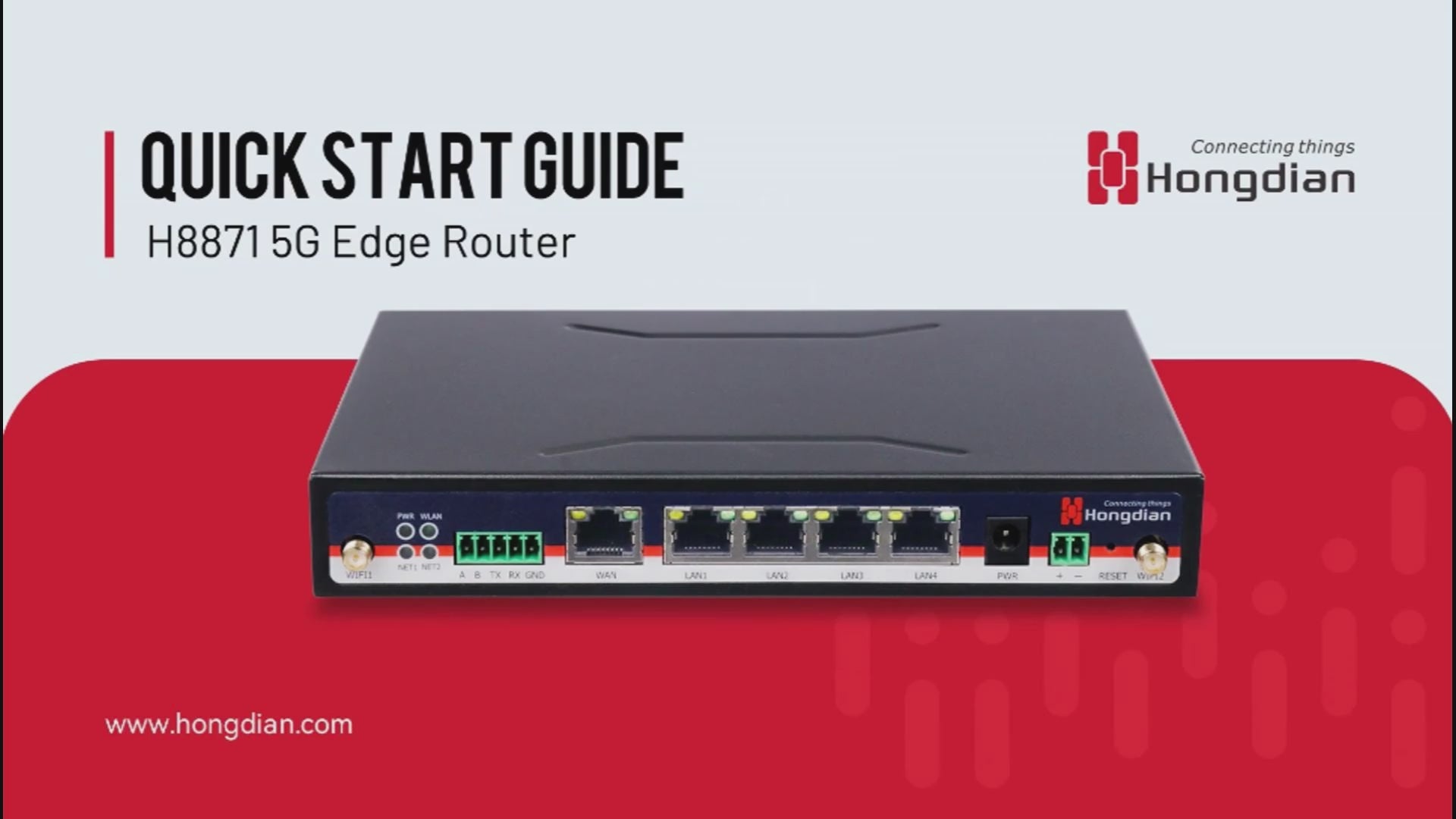 H8871 5G Industrial IoT Router, Dual SIM (eSIM optional), 5×GigE, RS232/RS485, Wi-Fi 6, GPS, PoE